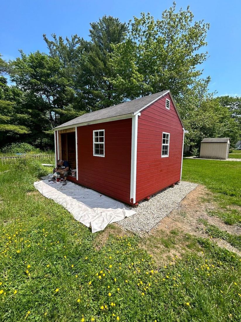 Exterior painting project by Cozy Crafter