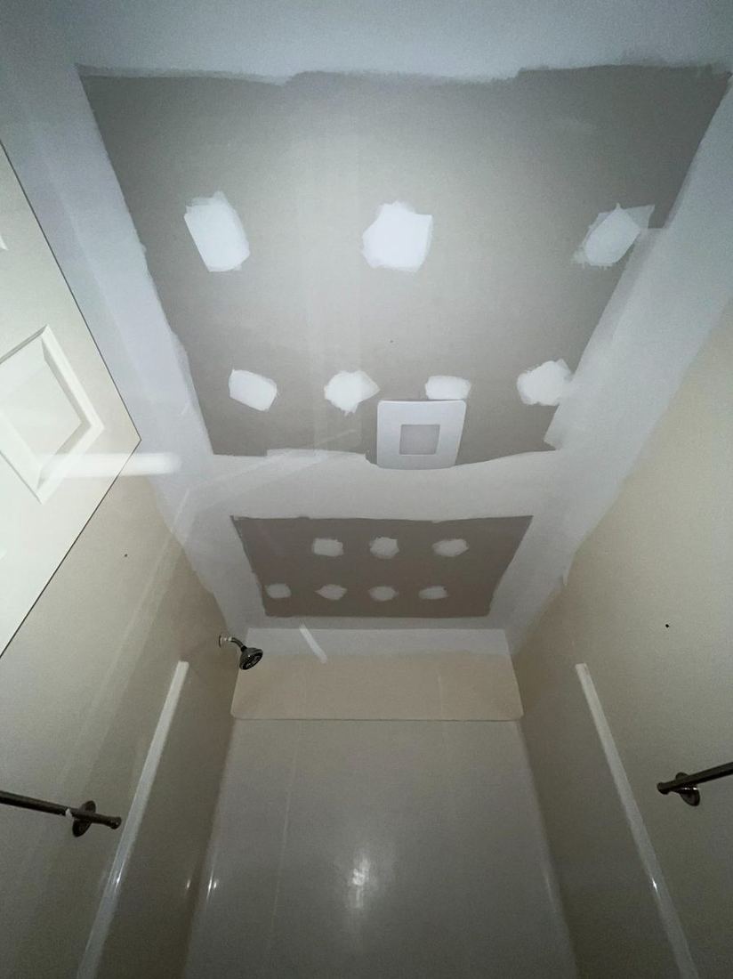 Drywall repair and painting project by Cozy Crafter